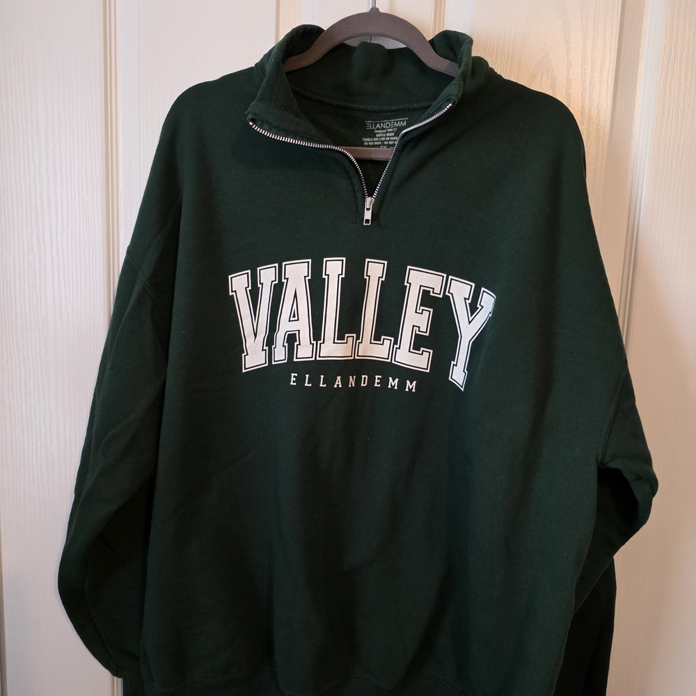 Ellandemm Women's Quarter Zip Sweatshirt Size XXL